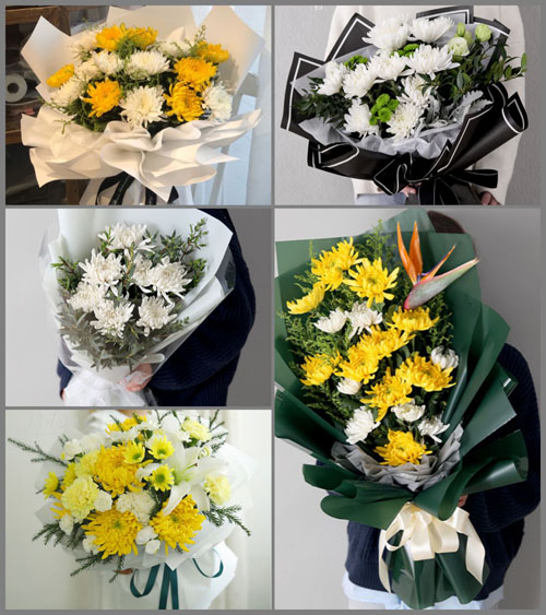 广西钦州灵山县佛子镇白事花束代送